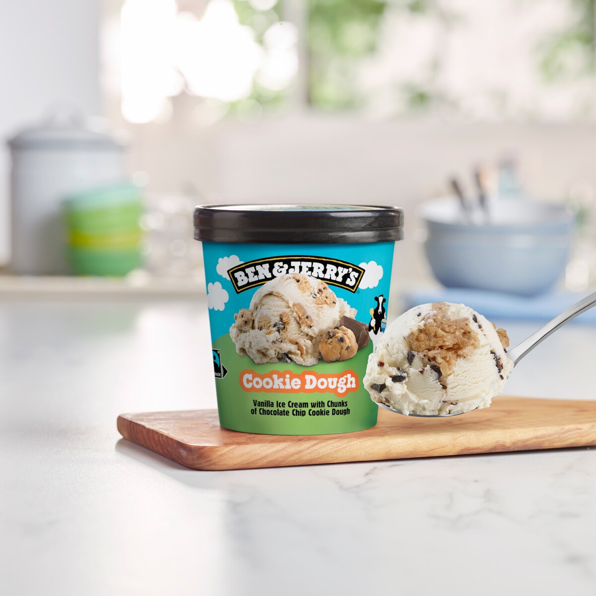 Cookie Dough Helado - Pint 3 / 4