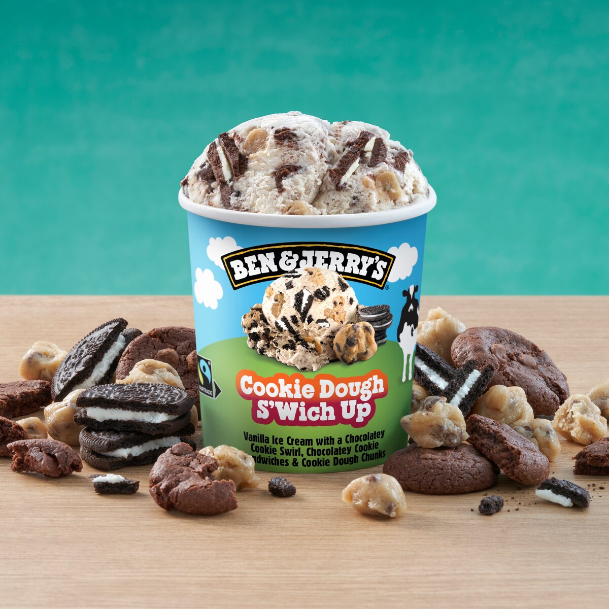 Cookie Dough S'wich Up Helado - Pint 2 / 4