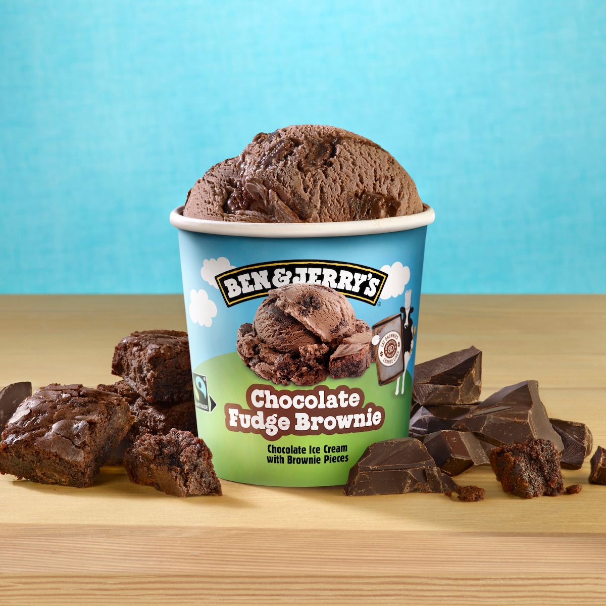 Chocolate Fudge Brownie Helado - Pint 2 / 4
