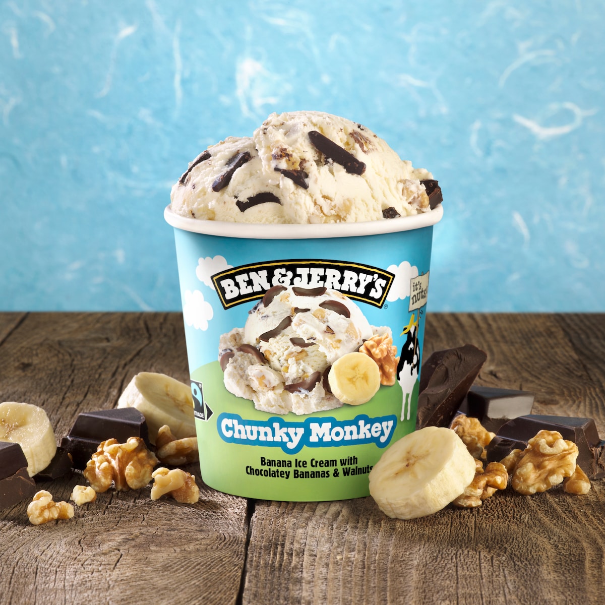 Chunky Monkey Helado - Pint 2 / 4