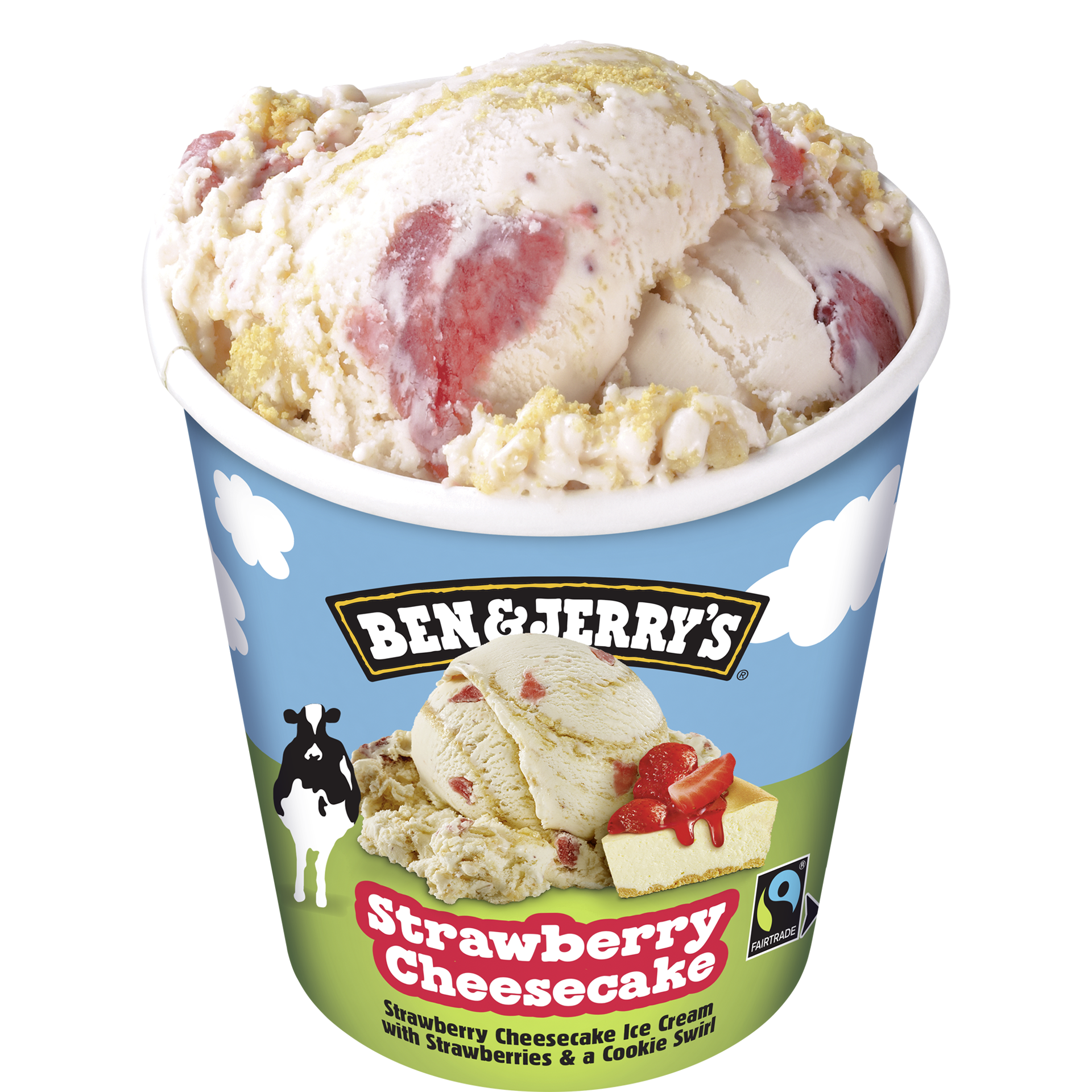 Strawberry Cheesecake Helado - Pint
